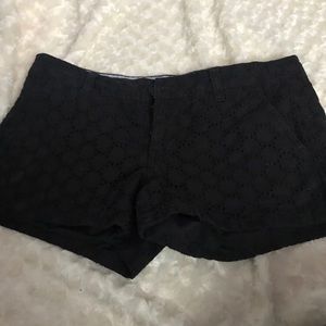 Black lacy short